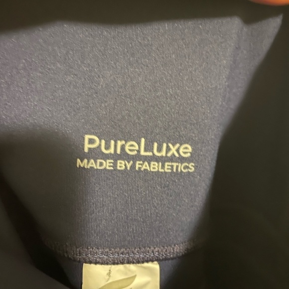 FABLETICS PureLuxe High Waisted 7/8 Navy Blue Leggings - Picture 6 of 7